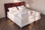Pack lit complet 180x200 cm - Matelas + Sommier Blanc + 2 oreillers + Couette - Balmoral