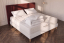 Pack lit complet 160x200 cm - Matelas + Sommier Blanc + 2 oreillers + Couette - Balmoral