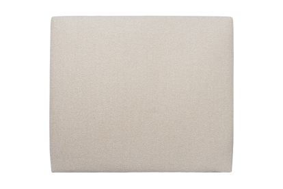 Tête de lit 150 cm Tapissée - Tissu Bouclette Beige Clair