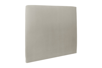 Tête de lit 200 cm Tapissée - Tissu Velours Taupe