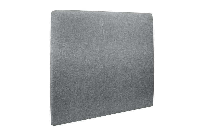 Tête de lit 180 cm Tapissée - Tissu Toile Natté Gris Anthracite