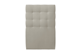 Tête de lit 90 cm Capitonnée - Tissu Velours Taupe
