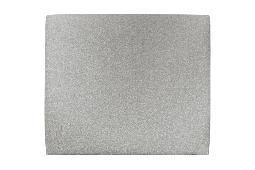 Tête de lit 200 cm Tapissée - Tissu Bouclette Gris