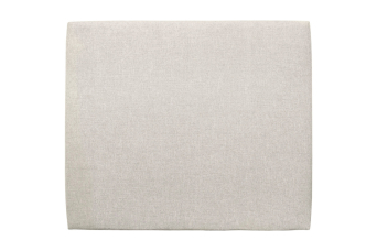 Tête de lit 200 cm Tapissée - Tissu Toile Natté Beige Clair