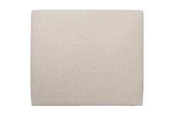 Tête de lit 180 cm Tapissée - Tissu Bouclette Beige Clair