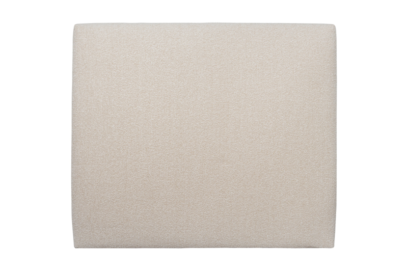 Tête de lit 180 cm Tapissée - Tissu Bouclette Beige Clair