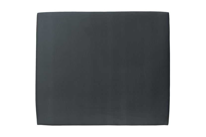 Tête de lit 135 cm Tapissée - Tissu Velours Gris Anthracite