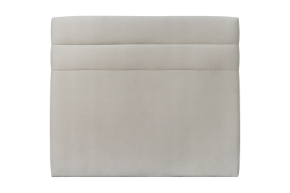 Tête de lit 180 cm Lignes - Tissu Velours Gris Clair