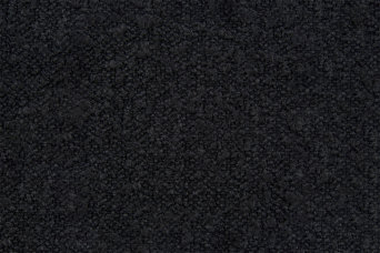 Lit 90x200 cm - Sommier à lattes H29 cm + tête de lit à lignes - Tissu Bouclette Noir