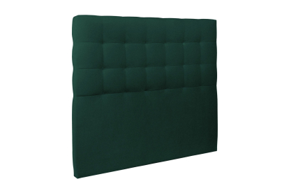 Tête de lit 135 cm Capitonnée - Tissu Velours Vert
