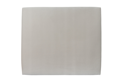 Tête de lit 150 cm Tapissée - Tissu Velours Gris Clair