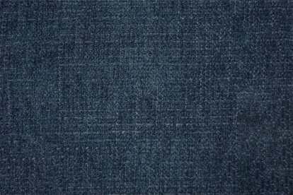 Lit coffre 140x190 cm avec Tête de lit capitonnée - Tissu Toile natté Bleu Océan