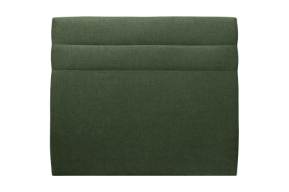 Tête de lit 150 cm Lignes - Tissu Toile Natté Vert Kaki