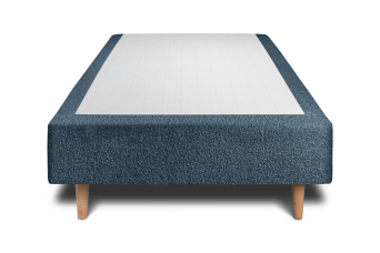 Sommier Tapissier 80x200 cm - H35 cm - Bouclette - Bleu