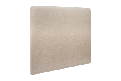 Lit coffre 200x200 cm avec Tête de lit tapissée - Tissu Toile natté Beige Brun