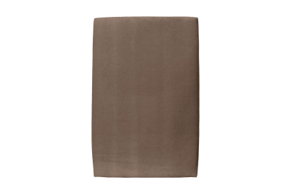 Lit 90x190 cm - Sommier tapissier H29 cm + tête de lit tapissée - Tissu Velours Taupe
