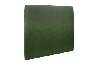 Tête de lit 150 cm Tapissée - Tissu Toile Natté Vert Kaki