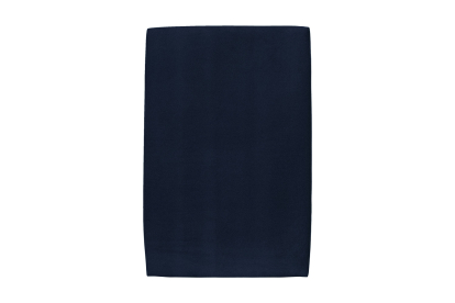Lit 90x200 cm - Sommier à lattes H29 cm + tête de lit tapissée - Tissu Velours Bleu Océan