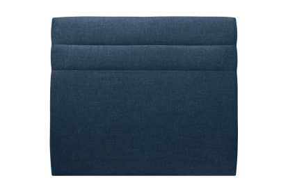 Tête de lit 180 cm Lignes - Tissu Toile Natté Bleu Ocean