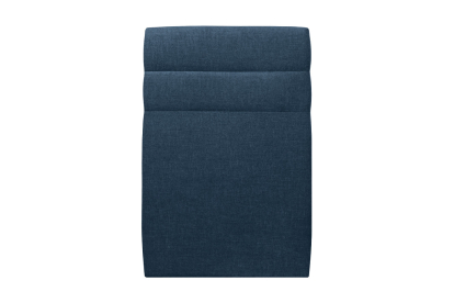 Tête de lit 90 cm Lignes - Tissu Toile Natté Bleu Ocean