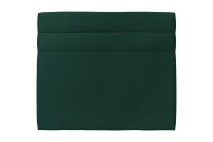 Tête de lit 150 cm Lignes - Tissu Velours Vert