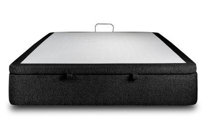 Sommier Coffre 180x200 cm - Bouclette - Noir