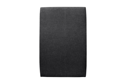 Tête de lit 90 cm Tapissée - Tissu Toile Natté Noir