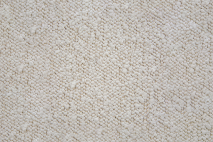 Lit coffre 200x200 cm avec Tête de lit capitonnée - Tissu Bouclette Beige Clair