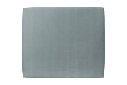 Tête de lit 140 cm Tapissée - Tissu Velours Gris Bleute