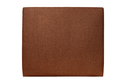Tête de lit 140 cm Tapissée - Tissu Bouclette Terracotta