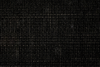 Lit 140x200 cm - Sommier tapissier H29 cm + tête de lit tapissée - Tissu Toile natté Noir