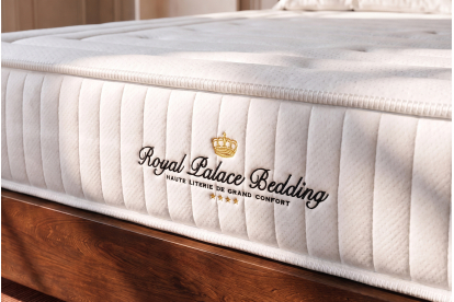 Ensemble Matelas Sommier 90x190 cm - Sommier Blanc (en kit) - Lancaster