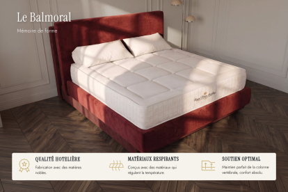 Matelas 140x190 cm Mémoire de forme - Balmoral