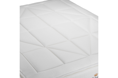 Ensemble Matelas Sommier 80x190 cm - Sommier Blanc (en kit) - George V