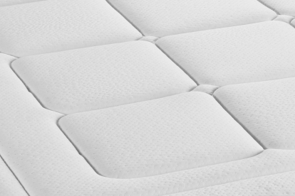 Ensemble Matelas Sommier 200x200 cm - Sommier Blanc (en kit) - Balmoral