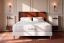 Ensemble Matelas Sommier 160x200 cm - Sommier Blanc (déjà monté) - Lancaster
