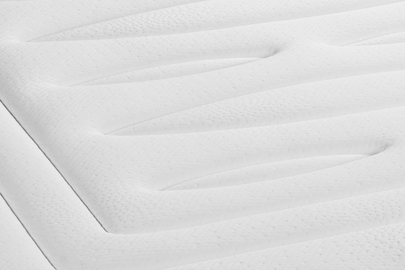 Ensemble Matelas Sommier 130x220 cm - Sommier Blanc (en kit) - Nottingham