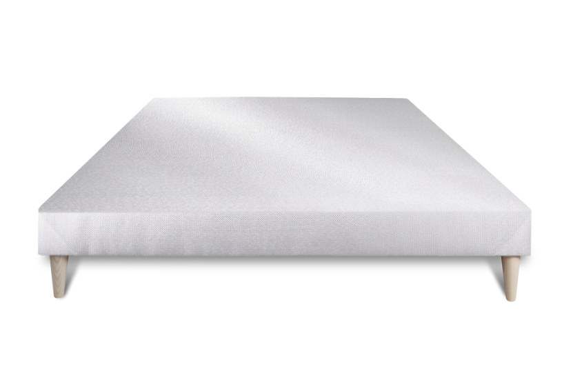 Ensemble Matelas Sommier 140x200 cm - Sommier Blanc (déjà monté) - Lancaster