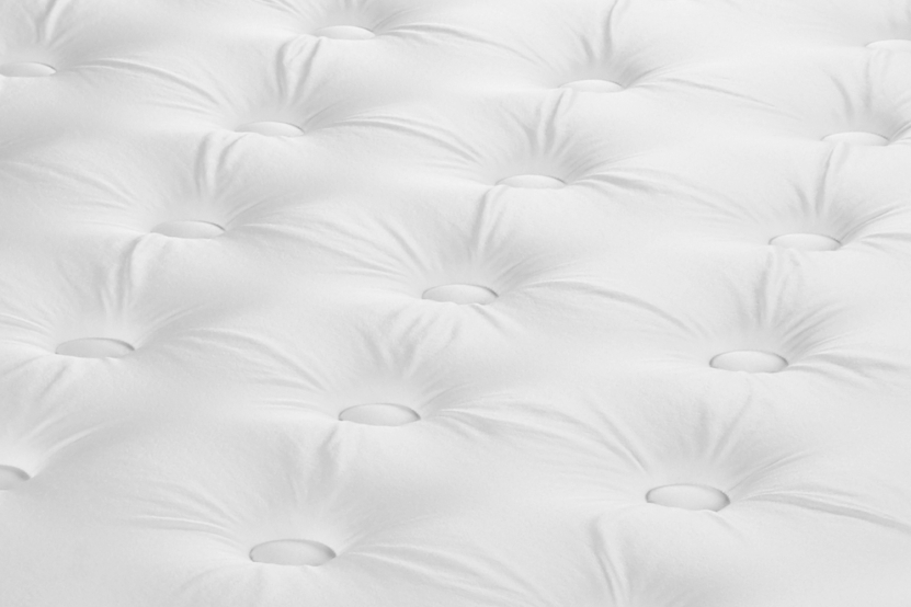 Ensemble Matelas Sommier 150x195 cm - Sommier Blanc (en kit) - Buckingham