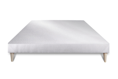 Ensemble Matelas Sommier 160x200 cm - Sommier Blanc (déjà monté) - Lancaster