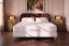 Ensemble Matelas Sommier 140x190 cm - Sommier Blanc (déjà monté) - Nottingham