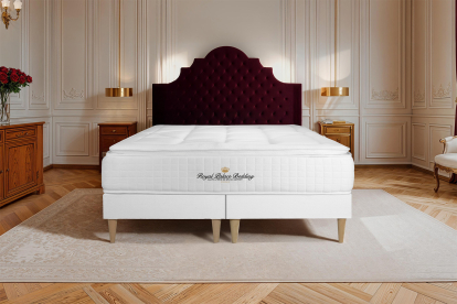 Ensemble Matelas Sommier 160x200 cm - 2 Sommiers Blanc - George V