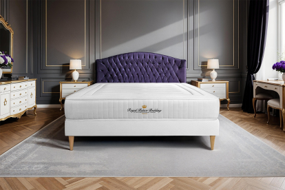 Ensemble Matelas Sommier 140x200 cm - Sommier Blanc (en kit) - Nottingham