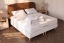 Pack lit complet 160x200 cm - Matelas + 2 Sommiers Blancs + 2 oreillers + Couette - Windsor