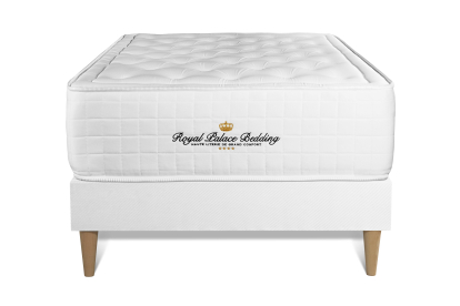 Ensemble Matelas Sommier 90x190 cm - Sommier Blanc (en kit) - Buckingham